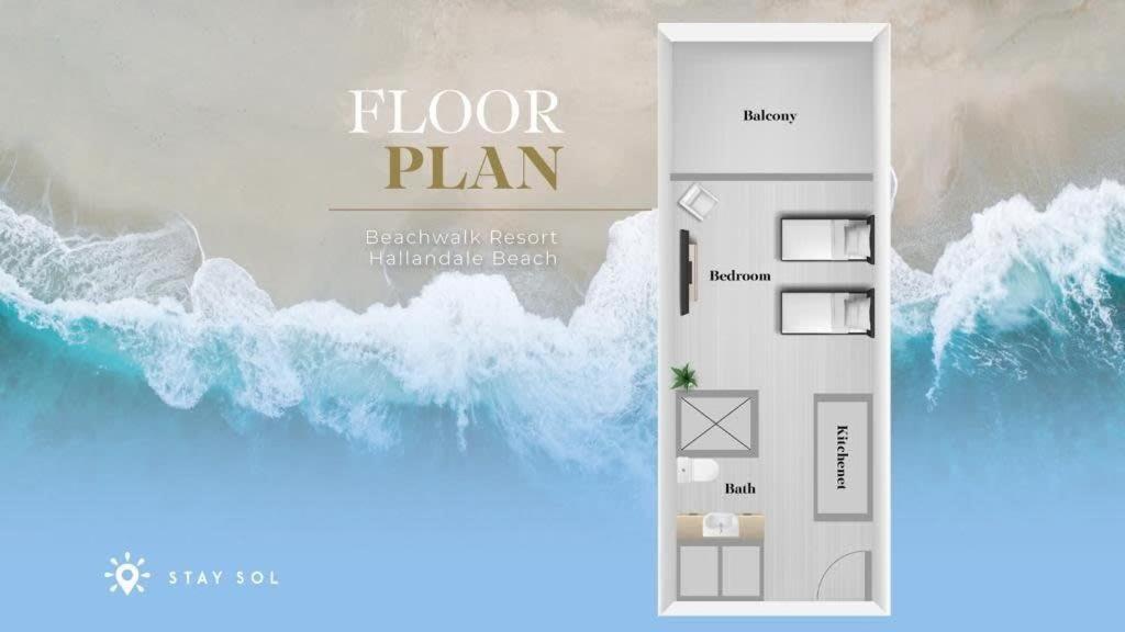 Balcony - Pool - Near Beach - Gym ฮาลลันเดลบีช ภายนอก รูปภาพ